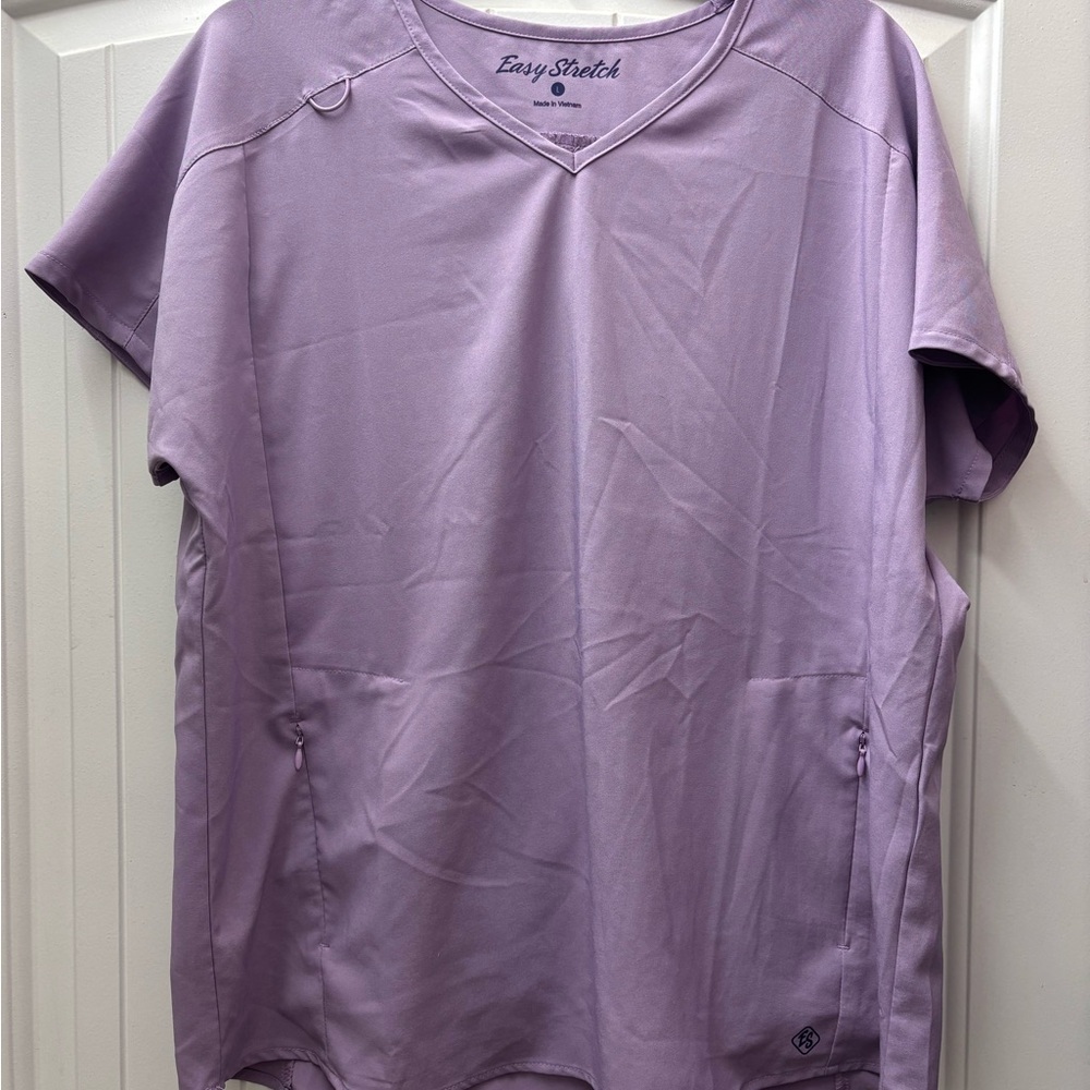 Uniform Advantage Lavender Easy Stretch Women's Scrub Top